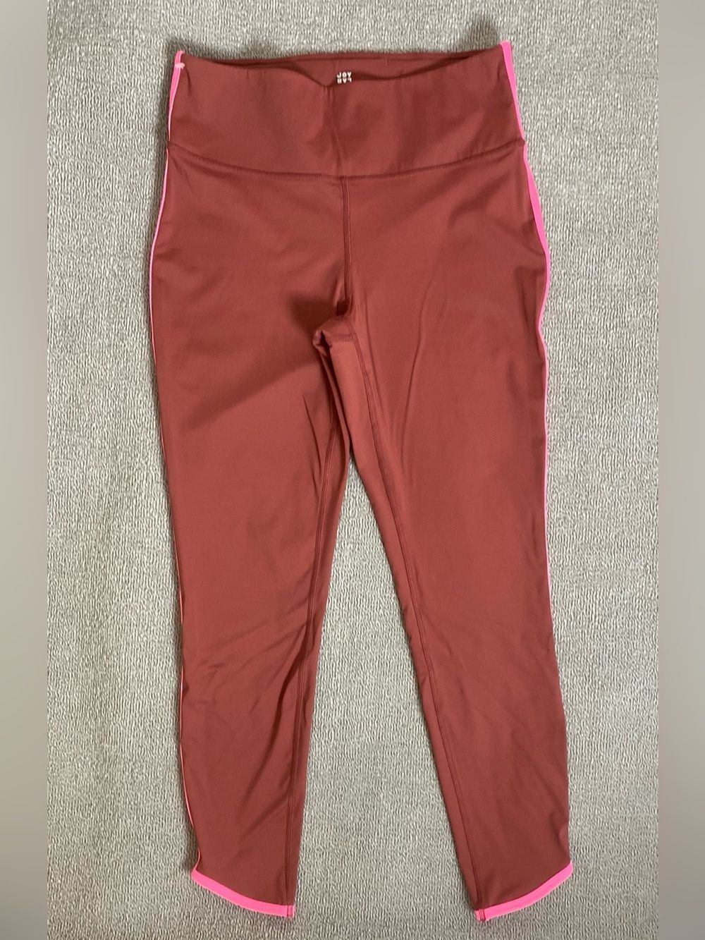 Target JoyLab Women’s Cropped Leggings with Pink Trim- Gym Yoga Performance Wear